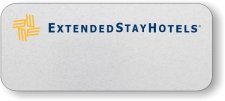 (image for) Extended Stay Hotels Silver Logo Only Badge