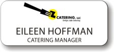 (image for) EZ Catering White Badge