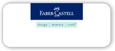 (image for) Faber-Castell Logo Only White Badge