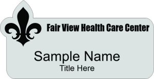 (image for) Fair View Health Care Center Shaped Silver badge