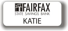 (image for) Fairfax State Savings Bank White Badge