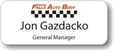 (image for) Falls Auto Body White Badge