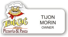 (image for) Fat Cat Pizzeria and Pasta Shaped Badge