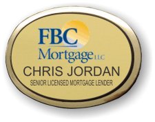 (image for) FBC Mortgage Executive Oval Gold Badge