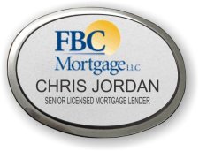 (image for) FBC Mortgage Executive Oval Silver Badge