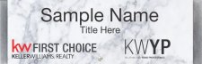 (image for) Keller Williams First Choice & KWYP Small Meridian Marble Badge with Jewel