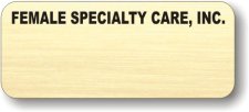 (image for) Female Specialty Care Gold Badge