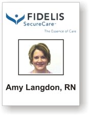 (image for) Fidelis Secure Care Photo ID Badge