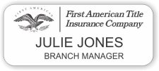 (image for) First American Title Insurance Co. White Badge
