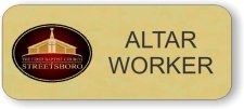 (image for) First Baptist Church of Streetsboro Gold Alter Worker Badge