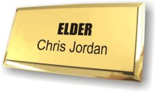 (image for) First Christian Church Executive Gold Badge
