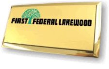(image for) First Federal Lakewood Gold Executive Logo Only Badge