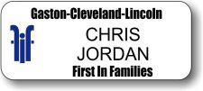 (image for) First In Families of Gaston-Cleveland-Lincoln White Badge