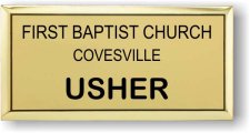 (image for) First Baptist Covesville Executive Usher Badge