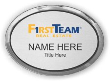 (image for) First Team Real Estate Executive Oval Silver Badge