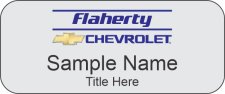 (image for) Flaherty Chevrolet Standard Silver badge