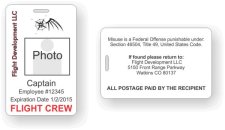 (image for) Flight Developement Photo ID Badge