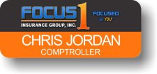 (image for) Focus 1 Insurance Group Full Color Badge