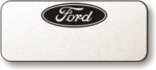 (image for) Ford Dealerships Silver Logo Only Badge (Logo on top)