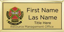 (image for) Fort Sill MWR Resource Management Office Executive Gold badge