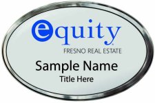 (image for) Equity Real Estate Oval Prestige Polished Badge