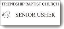 (image for) Friendship Baptist Church White Badge