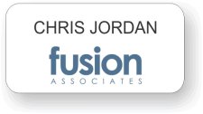 (image for) Fusion Associates New Logo White Badge