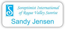 (image for) Soroptimist International of Rogue Valley Sunrise White Rounded Corners badge