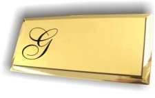 (image for) Galinas Boutique Small Executive Gold Logo Only Badge