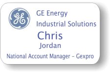 (image for) GE Energy White Badge