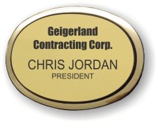 (image for) Geigerland Contracting Corp. Gold Oval Executive