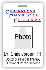 (image for) Generations Physical Therapy Photo ID Badge