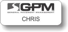 (image for) General Pavement Management White Badge