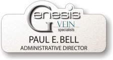 (image for) Genesis Vein Specialists Shaped Silver Badge