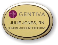 (image for) Gentiva Executive Gold Oval Badge