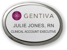 (image for) Gentiva Executive Silver Oval Badge
