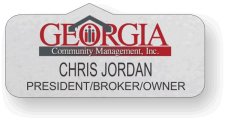 (image for) Georgia Community Management Silver Shaped Badge
