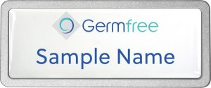 (image for) Germfree Pebbled Prestige Badge with White Insert