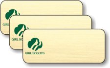 (image for) Girl Scouts 25 Pack of Gold Logo Only Badges