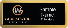(image for) Global Wide Realty Prestige Gold Anodized badge