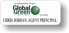 (image for) Global Green Insurance Agency White Badge