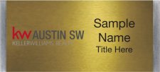 (image for) Keller Williams Austin SW Large Silver Meridian Gold Badge