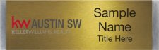 (image for) Keller Williams Austin SW Small Meridian Gold Badge