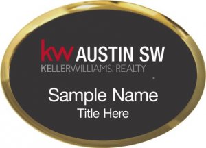 (image for) Keller Williams Austin SW Gold Oval Executive Black Badge