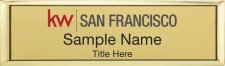 (image for) Keller Williams San Francisco Small Gold Executive Badge