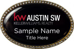 (image for) Keller Williams Austin SW Prestige Gold Anodized Black Badge