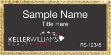 (image for) Keller Williams Maui Bling Gold Badge with Black Insert