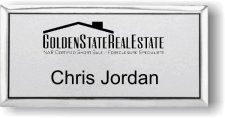 (image for) Golden State Real Estate Silver Executive Badge Name Only