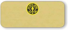 (image for) Gold's Gym Gold Logo Only Badge