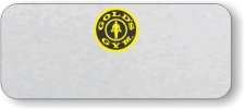 (image for) Gold's Gym Silver Logo Only Badge